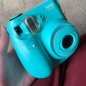 Teal Instax Mini 7s Instant Photos!